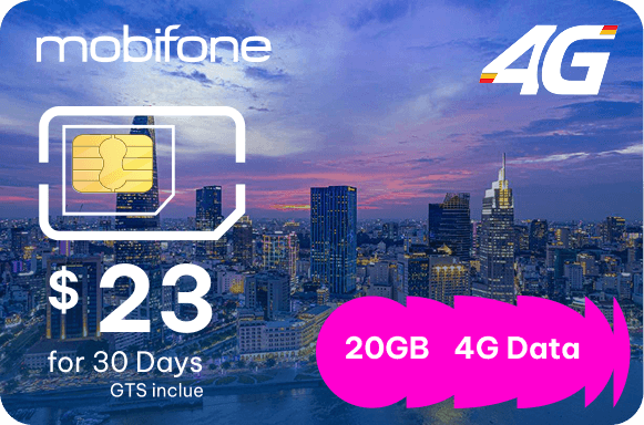 Vietnam eSIM 20 GB – 45 Days